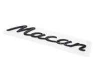 Inscriptions/Lettering Macan in Gloss Black. Rear / Boot Lid Porsche Macan 95B.2 Inscriptions/Lettering Macan in Gloss Black. Rear / Boot Lid Porsche Macan 95B.2