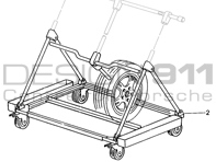 Ruote e pneumatici Sistema di trasporto / stoccaggio Porsche 996 / 997