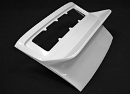 Spoiler posteriore a coda d'anatra (Ducktail), telaio in alluminio. Porsche 911 - TK 13, TK13, TK13A