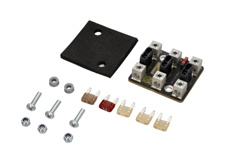 Panel de actualización de fusibles de cuchilla traseros de 3 vías. Porsche 911 1974 - 1989 - 91161209303, 91161209307, 91161209305, 91161209306 - AMS9050041 Panel de actualización de fusibles de cuchilla traseros de 3 vías. Porsche 911 1974 - 1989 - 91161209303, 91161209307, 91161209305, 91161209306 - AMS9050041