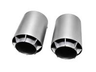 Endrohre aus Titan im 935-Stil – 2er-Set. Passend für Porsche 718 Boxster / Cayman GTS 4.0L (inkl. Spyder/GT4) / 991-2 Carrera - 9P1251187K, 9P1251187L, 9P1251188K, 9P1251188L, 982251187AH, 982251187AC, 982251187AJ, 982251188C, 982251188A, 982251188D, 982251187C, 9GT251187B, 9GT251188B, 99104420024, 99104420025