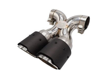 Exhaust Tail Pipe Carbon Fiber. Porsche 981 Boxster / 981C Cayman - 98111126100, 98111136100, 98111136160, 981111361600, 98111136161, 98111196100, 98111196101