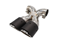 Terminale di scarico in fibra di carbonio. Porsche 981 Boxster / 981C Cayman - 98111126100, 98111136100, 98111136160, 981111361600, 98111136161, 98111196100, 98111196101