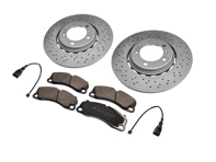 Juego de discos y pastillas de freno delanteros. Porsche 718 Boxster GTS 4.0ltr / 718 Cayman GTS 4.0ltr - 9P1615301, 9P1615301J, 9P1615302, 9P1615302J