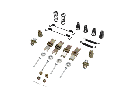 Handbrake shoes fitting kit. Porsche 911 65-89 - PCG35209712 - 76261, PS8986, 1664000810