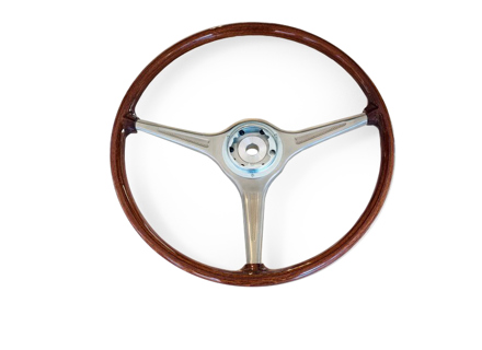 Volante in legno, mogano, 420 mm. Porsche 356 B / 356 C - 9350000 Volante in legno, mogano, 420 mm. Porsche 356 B / 356 C - 9350000