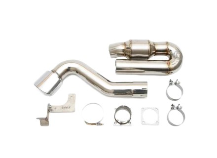 Système d'échappement sport Fabspeed avec catalyseur et suppression du silencieux. Porsche 911 Turbo 930 (1976-1989) - 93012306301 - FS.POR.911T.SCMBE