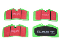 EBC 绿色前刹车片。保时捷 928 85-92 - 92835193901, 92835193902, 92835193904, 94435193902, 96535193903, 99335193901, 99335193905 - DP2767 EBC 绿色前刹车片。保时捷 928 85-92 - 92835193901, 92835193902, 92835193904, 94435193902, 96535193903, 99335193901, 99335193905 - DP2767