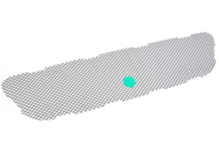 Rejilla de ventilación del paragolpes delantero, centro. Porsche 991 R / GT3 / GT3 RS - 99150571191 Rejilla de ventilación del paragolpes delantero, centro. Porsche 991 R / GT3 / GT3 RS - 99150571191