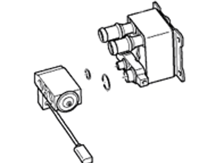 Verdamper met expansieventiel voor hybride batterij. Porsche Panamera 970 MKII - 97057348100, 351008511, 70817003, 8FR 351 008-511