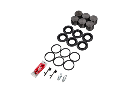 Kit pistone e guarnizione pinza freno anteriore da 36 mm per pinze freno a 6 pistoncini. Porsche Cayenne / Panamera / Macan / Taycan - 95535191520, 9A769847100 - 236968