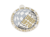 Sticker Markenweltmeister 69,70 Window Sticker - 91170110301 Sticker Markenweltmeister 69,70 Window Sticker - 91170110301