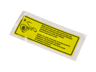 Sticker voor het bijvullen van het koelsysteem. Porsche 924 / 924S / 944 - 94400612100 - PAK4E2