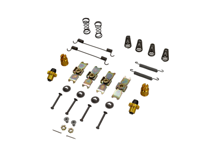 Kit de montaje de zapatas de freno de mano. Porsche 911 65-89 - PCG35209712