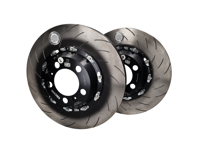 EBC Racing Two-piece floating Front SLOTTED Brake Discs for Porsche 991 GT3 - 99135140581, 99135140681, 99135140682 - SG2F019 EBC Racing Two-piece floating Front SLOTTED Brake Discs for Porsche 991 GT3 - 99135140581, 99135140681, 99135140682 - SG2F019