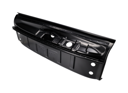 Voorschot neuspaneel 'Met gat voor ruitensproeiertank'. Porsche 1968-73 - 90150103139GRV, 90150103121GRV, 591025, 1680500200