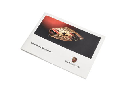 Handbuch für Garantie und Wartung, ENGLISCH. Porsche 986 Boxster / 996 Carrera 1998-04 - WKD90002000