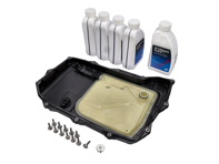Transmission oil sump with seal & ZF Transmission fluid . Porsche 9YA Cayenne - PAB39800901, PAB398009, 00004321044
