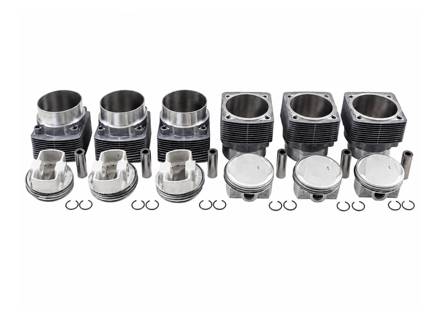 Zuiger- en cilinderset met grote boring 98 mm voor 3.0 tot 3.2 liter motoren. Porsche 911 1976-1983 - PCG503719A, PCG503819A - 10010303200