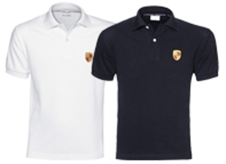 Polo con stemma Porsche da uomo
