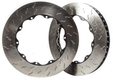 Kit discos de freno delantero Porsche 997 GT3 Cup coche