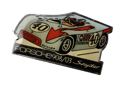 Speldbadge 'Porsche 908/03 Spyder'