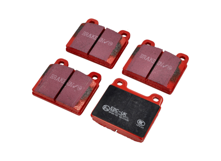 EBC RED Bremsbeläge „Road“ vorn. Porsche 911 (OE-Teilenummer 91135195002) - 91135195001, 91135195002, 91135195006, 91135195008, 91135195011 - DP 3103C, DP3103C, DP-3103C