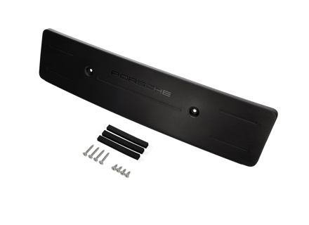 License Plate Holder, Matt Black. Porsche 992.1 Carrera MKI 2019-24 - 992807999OK1, 992807999 License Plate Holder, Matt Black. Porsche 992.1 Carrera MKI 2019-24 - 992807999OK1, 992807999