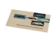 Maintenance instructions in GERMAN. Porsche 356 A 55-63 - PCG460510 Maintenance instructions in GERMAN. Porsche 356 A 55-63 - PCG460510