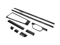 Interior console trim cover set for Left hand drive Porsche 718 / 991.2 Interior console trim cover set for Left hand drive Porsche 718 / 991.2