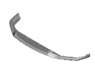 Front bumper lower spoiler Matt Black. Porsche 992 Dakar - 992807100NOK1 Front bumper lower spoiler Matt Black. Porsche 992 Dakar - 992807100NOK1