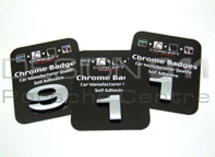 1 2 3 4 5 6 7 8 9 0 - Chrom-Zahlen