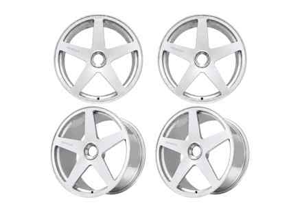 DD1 Center Lock lichtmetalen velgenset hoogglans zilver. Porsche 992.1 GTS - 9M992GT, 9MMAG992TGTSC, W04169001, W04162001 - 992.25.14.F.GS, 992.25.15.R.GS