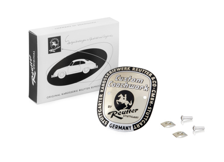 Insignia Reutter, 1954 a 1961, Exportación. Porsche 356 - PSP72300300, PCG72300300 Insignia Reutter, 1954 a 1961, Exportación. Porsche 356 - PSP72300300, PCG72300300