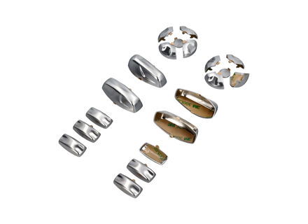 Remplacement des boutons de siège en argent galvanoplastie 18 voies - 99161371301DMN, 7PP959748PDMN