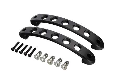 Speed Hole 铝制内门拉手 6 7/8 英寸，一对。保时捷 911 - 90153106700 - InteriorHandle_6_7/8in_Speed_Black, InteriorHandle_6_7/8in_Speed_Silver