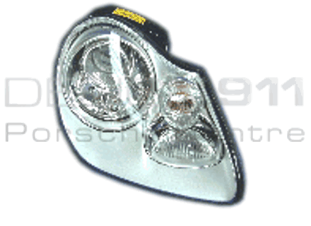 Koplamp standaard halogeen LHD. Porsche 955 Cayenne - 95563115331, 95563115431