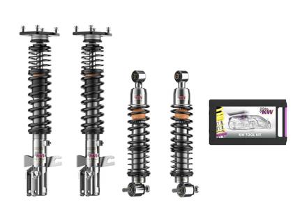KW Variant 3 Classics Black Adjustable Suspension Kit. Porsche 944 turbo S - 95134304100, 95134304000, 95133304200 - 3527100G