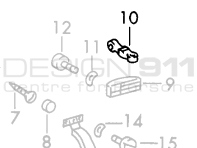 Door Connecting Rod. Porsche 911 69-73 - 90153106600 Door Connecting Rod. Porsche 911 69-73 - 90153106600