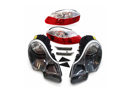 灯光升级套件 III。保时捷 Boxster 986 *左驾汽车 - 00004490999, 98663113117, 98663113217, 99663104502, 99663104602, 99663104403, 99663104303