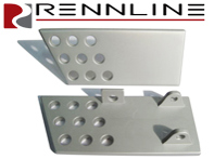 Rennline 铝制内门把手套件。带孔。保时捷 911/912/930 / 964 - DH03 Rennline 铝制内门把手套件。带孔。保时捷 911/912/930 / 964 - DH03
