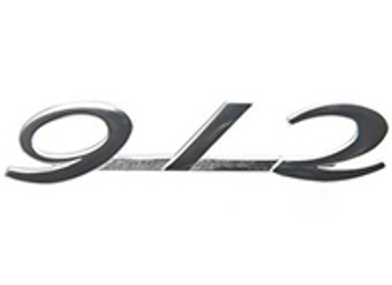 '912' chromen achterembleem. Porsche 912 65-69 - 90255930523 '912' chromen achterembleem. Porsche 912 65-69 - 90255930523
