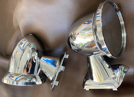 Aluminium-Kugelspiegel-Set - Flaggenhalterung, verchromt. Porsche 911 1975-1988 - 91173101310, 91173101410, 96473190101, 96473190100, 90173111100 - BulletDriveSilver_FLAG, BulletPairSilver_FLAG Aluminium-Kugelspiegel-Set - Flaggenhalterung, verchromt. Porsche 911 1975-1988 - 91173101310, 91173101410, 96473190101, 96473190100, 90173111100 - BulletDriveSilver_FLAG, BulletPairSilver_FLAG