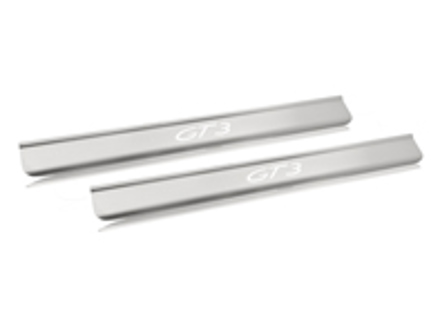 Door sill trim with GT3 lettering, stainless steel. Porsche 996 GT3 - 99655198401, 99655198491, 996551984GT2, 99655198403 Door sill trim with GT3 lettering, stainless steel. Porsche 996 GT3 - 99655198401, 99655198491, 996551984GT2, 99655198403
