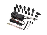 Antenne elektrisch chroom, voet 28 mm. Porsche 911 1963-89 - EQ035100, 1600900100