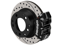 Rear brake Dynapro-P caliper and rotor kit with vented, drilled and slotted discs. Porsche 911 1984-89 Wilwood - 90135204114, 91135290700, 91135290800 - 140-16682-D, 140-16682-DR, 140-16682-DY