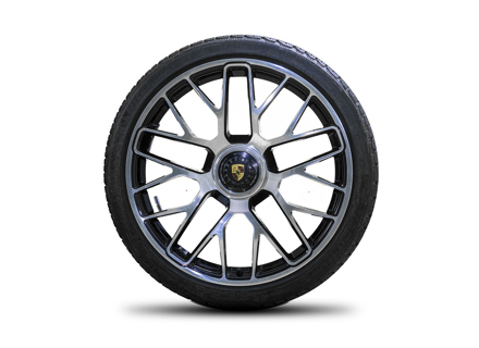 20' 991.2 Turbo '911 Turbo S' Jantes en alliage et pneus d'hiver Porsche d'origine - 99104460154