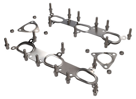 Uitlaatspruitstukpakking, moer en boutset. Porsche 997TT Uitlaatspruitstukpakking, moer en boutset. Porsche 997TT