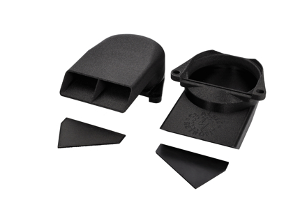 Under Dash Air Ducts, Directional (Pair). Porsche 911 1970-89 - 91157108501, 91157108601