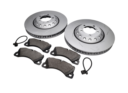 Plaquettes de frein avant et ensemble de disques de frein. Porsche Panamera Turbo / Turbo S